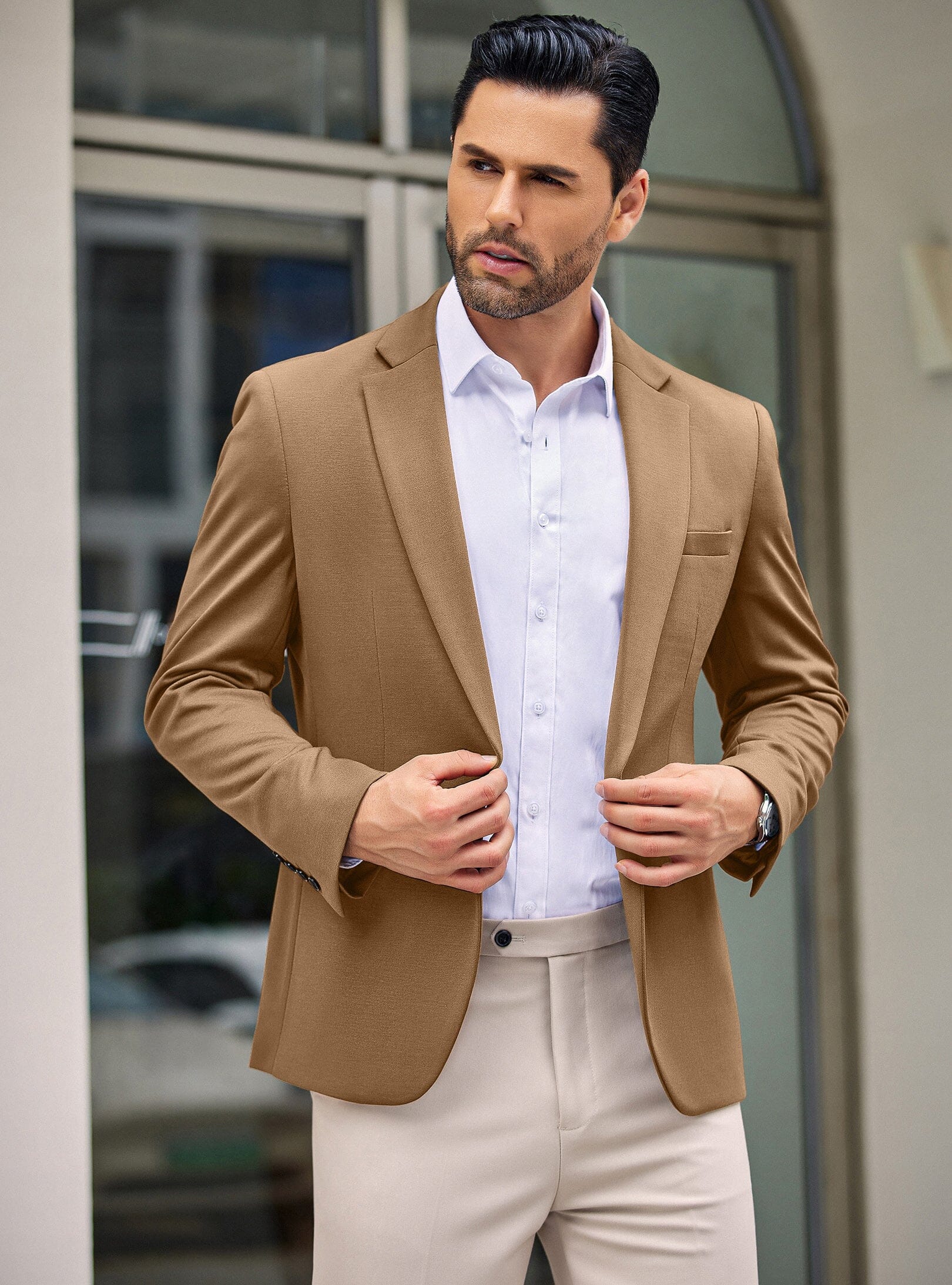 Simple One Button Blazer Jacket (US Only) - Image 10