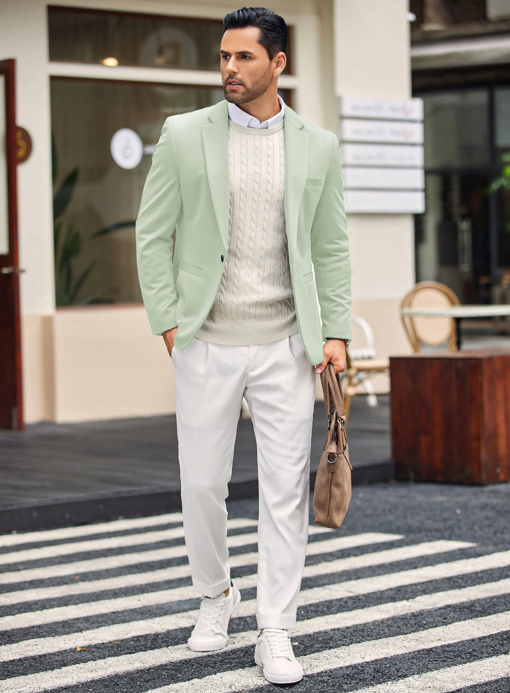 Simple One Button Blazer Jacket (US Only) - Image 14