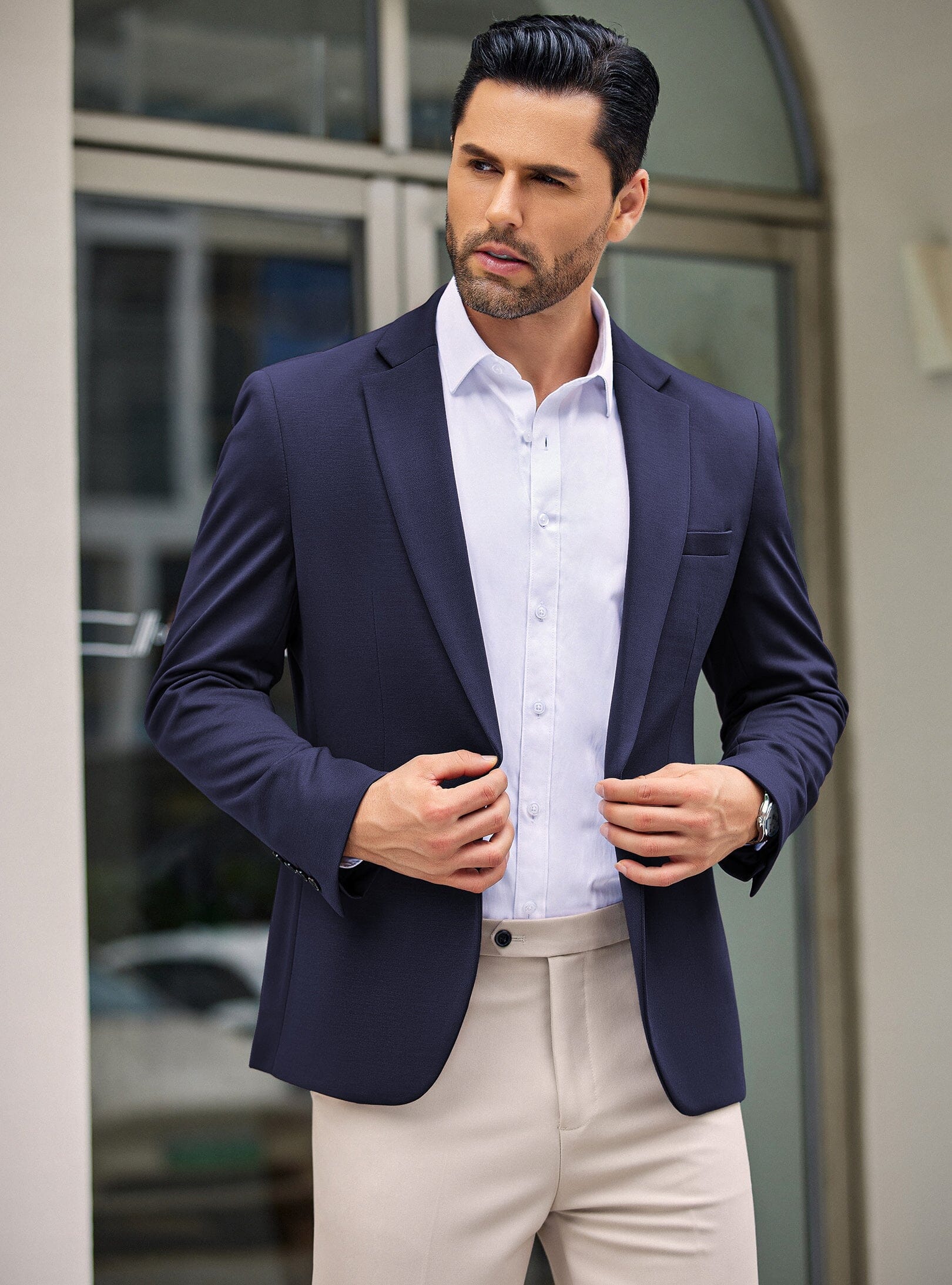 Simple One Button Blazer Jacket (US Only) - Image 2