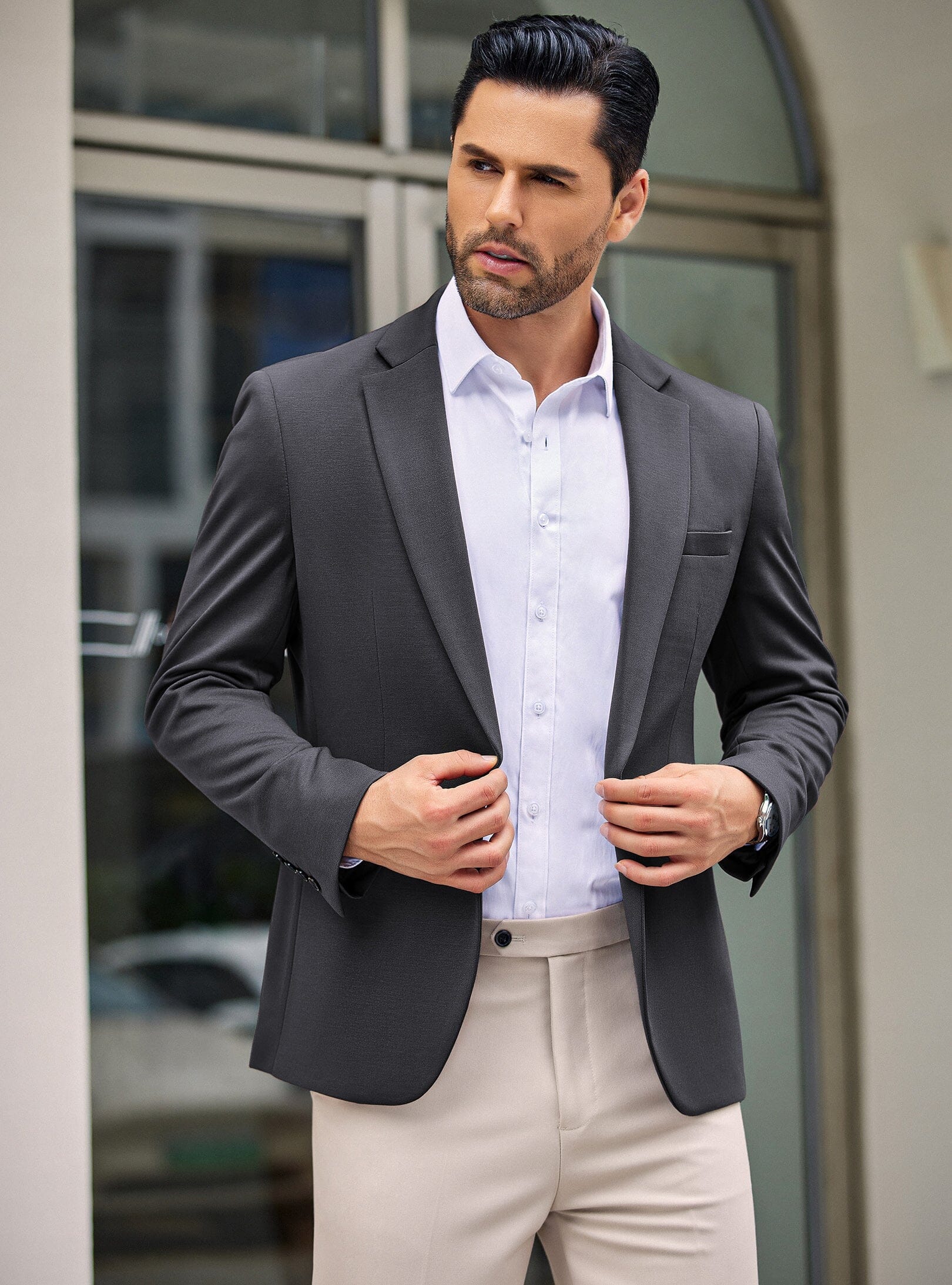 Simple One Button Blazer Jacket (US Only) - Image 6