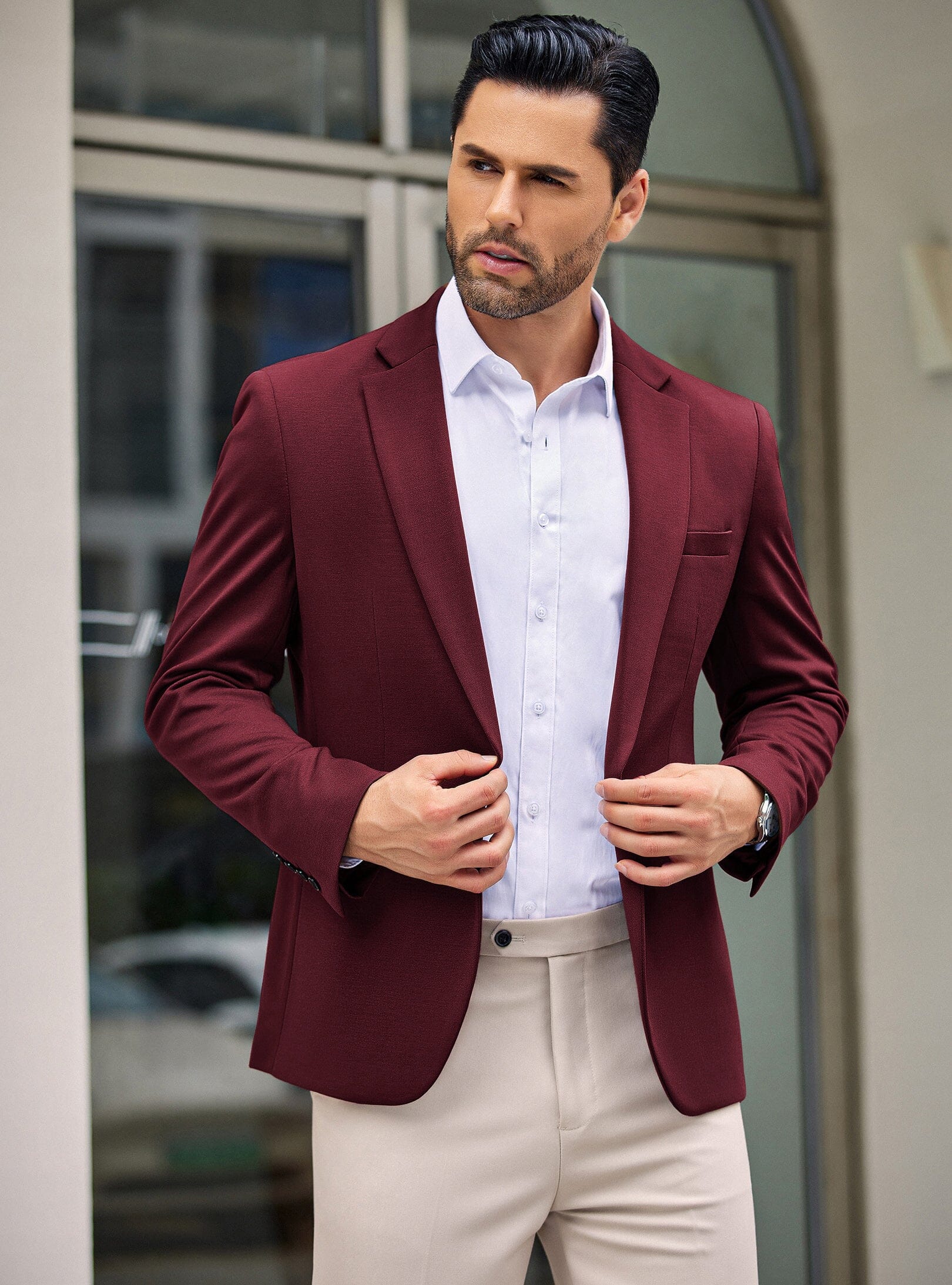 Simple One Button Blazer Jacket (US Only) - Image 7