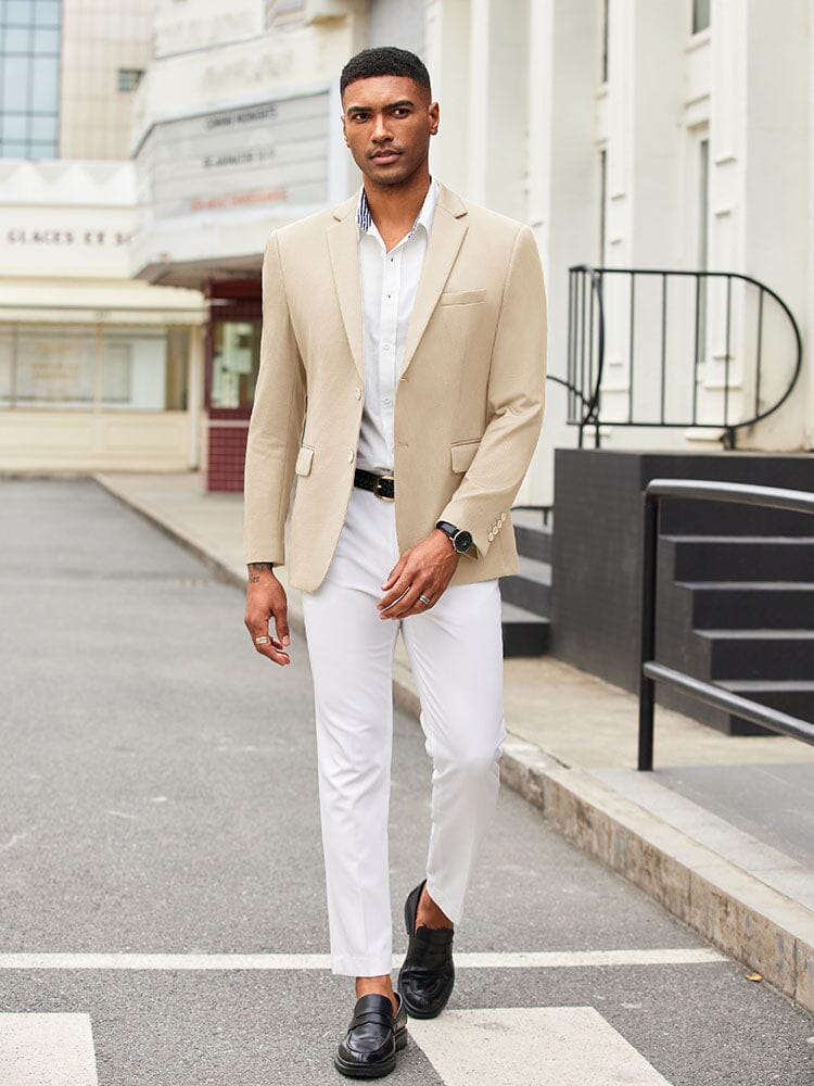 Slim Fit Textured Blazer Jacket (US Only) - Image 14