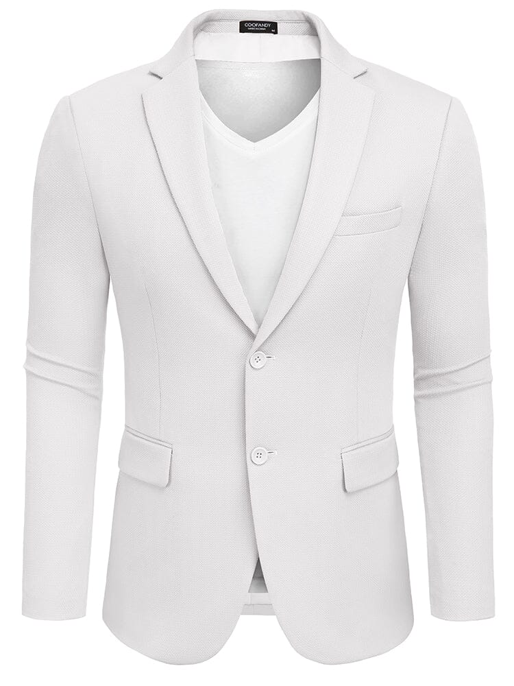 Slim Fit Textured Blazer Jacket (US Only) - Image 4