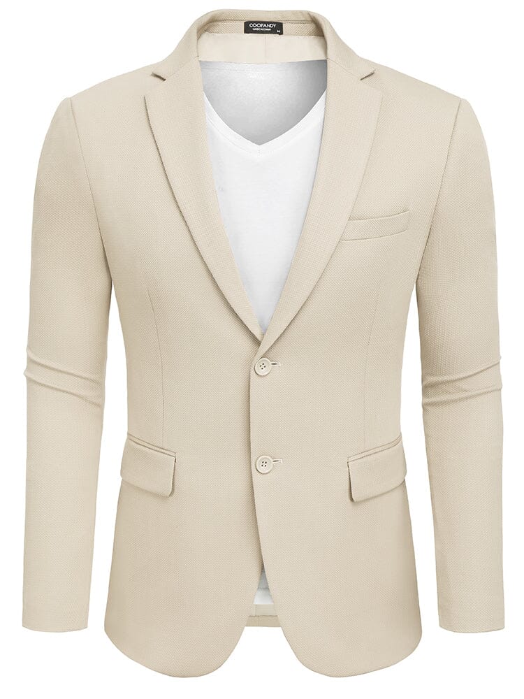 Slim Fit Textured Blazer Jacket (US Only) - Image 9