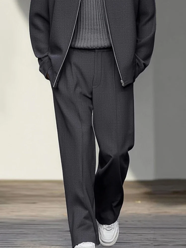 Smart Casual Jacket Pants Set - Image 4
