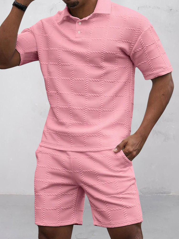 Smart Casual Jacquard Textured Set - Image 6