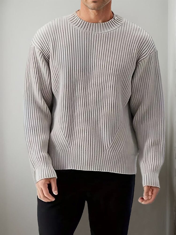 Smart Casual Minimalist Knit Pullover - Image 2