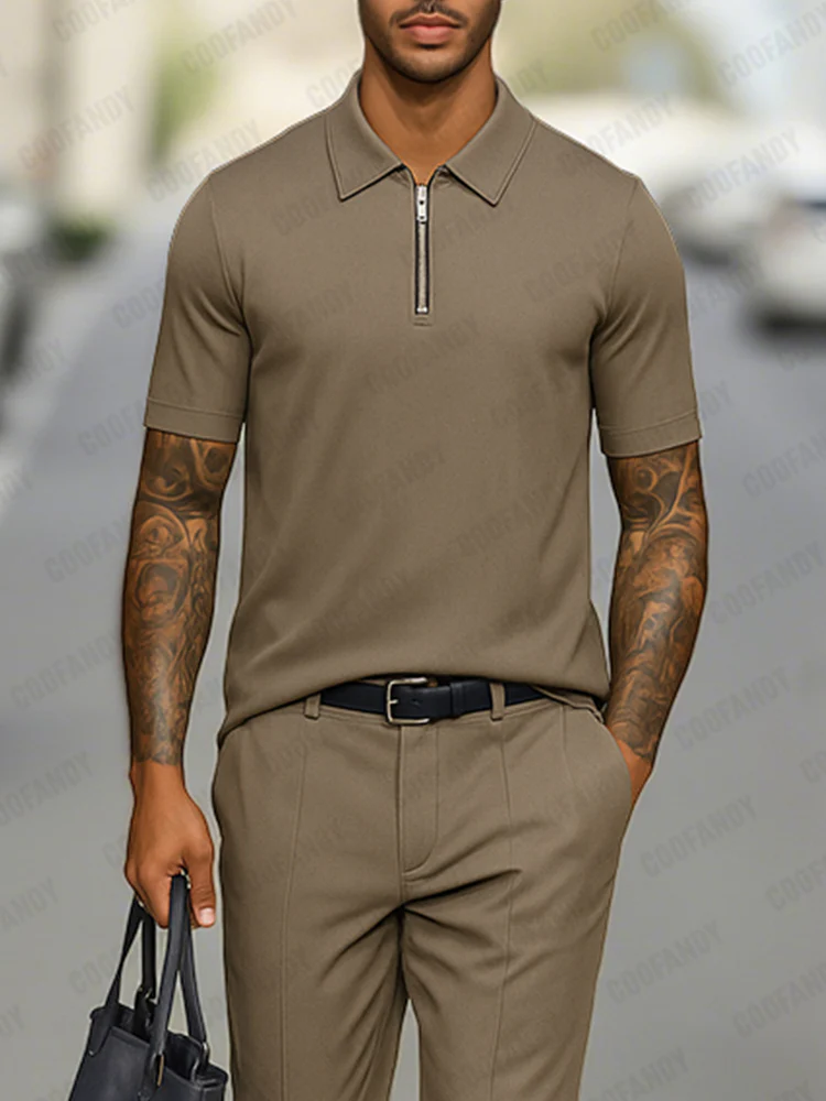 Smart Casual Polo Shirt Set - Image 6