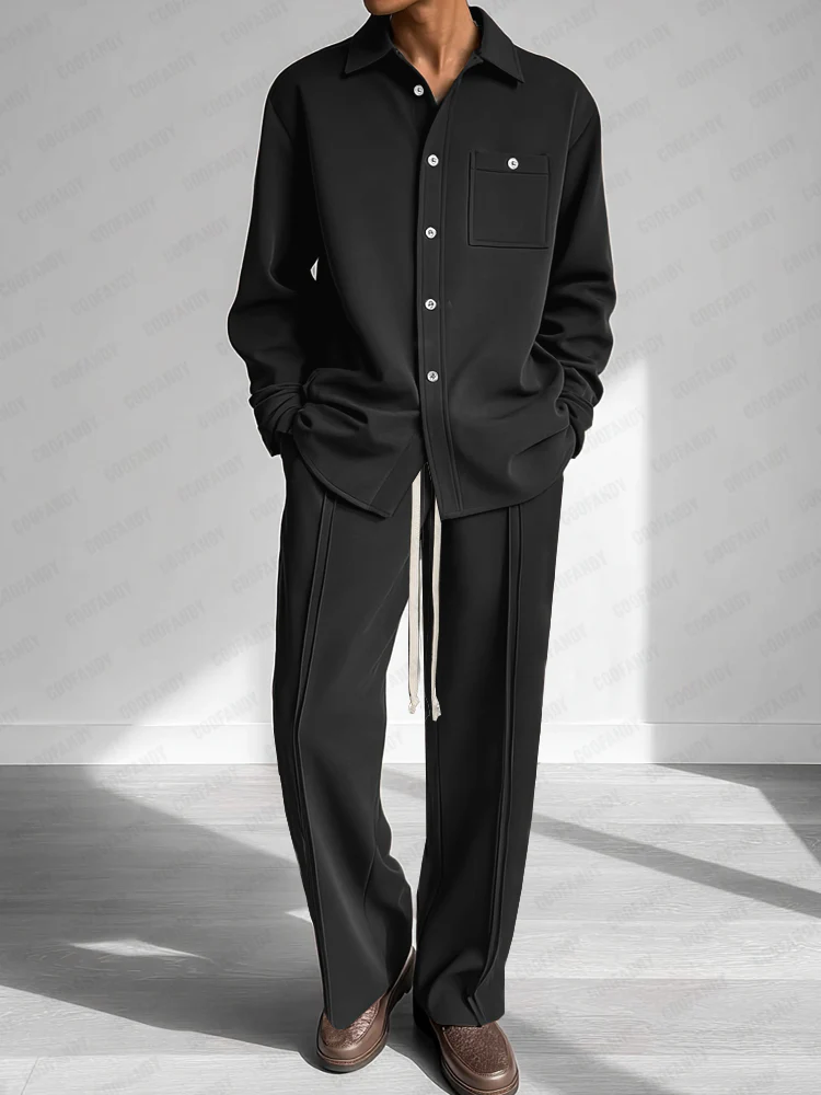 Smart Casual Simple 2-Piece Set - Image 2