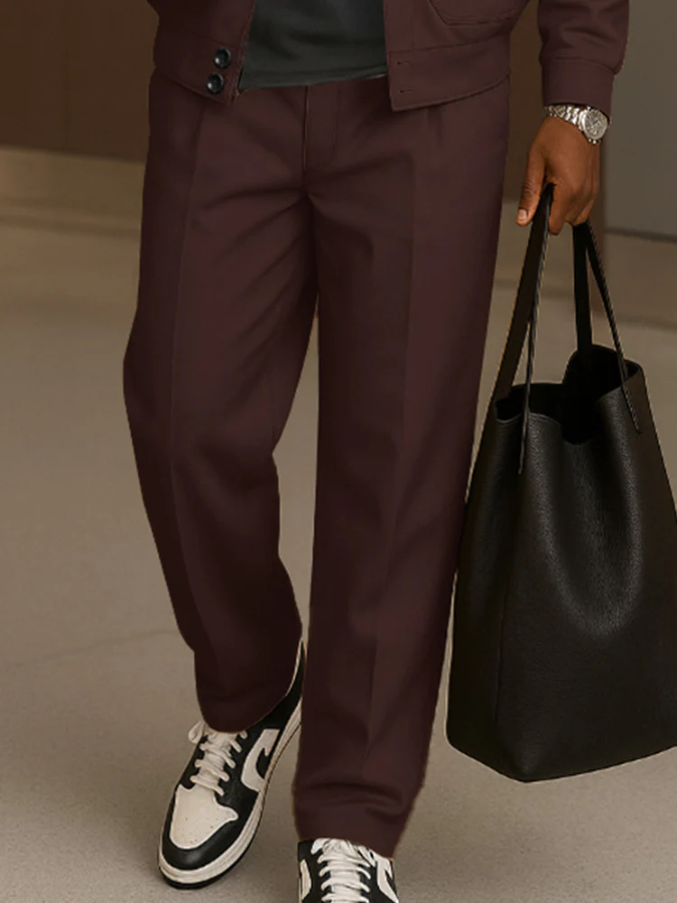 Smart Casual Versatile Jacket Pants Set - Image 4