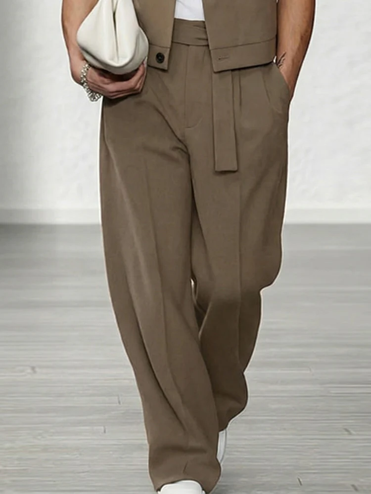 Smart Casual Vest and Pants Set - Image 5