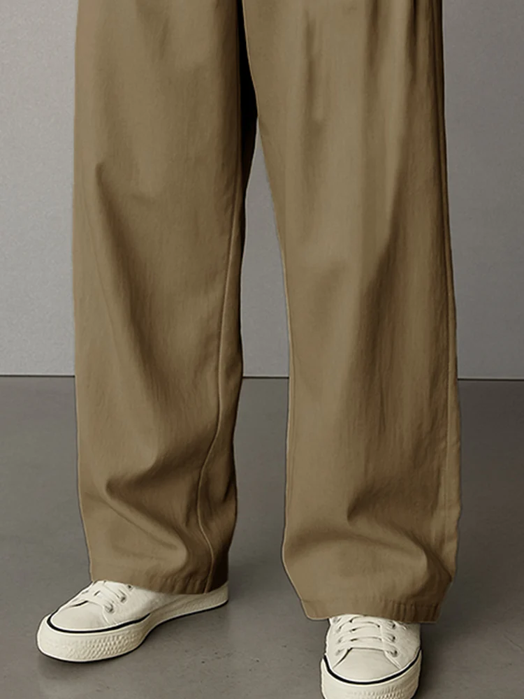 Soft 100% Cotton Pleated Pants - Image 4