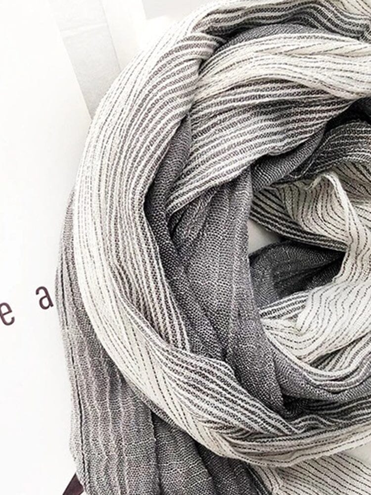 Soft 100% Cotton Tassel Scarf - Image 12