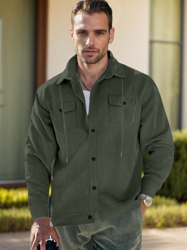 Soft Corduroy Shirt Jacket - Image 2