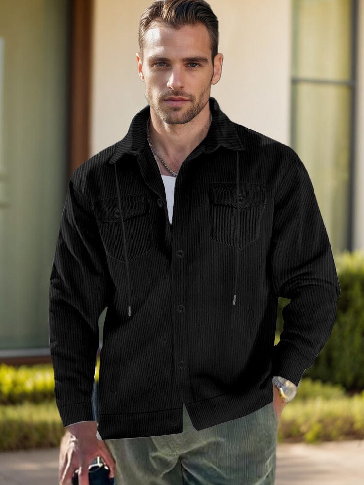 Soft Corduroy Shirt Jacket - Image 3