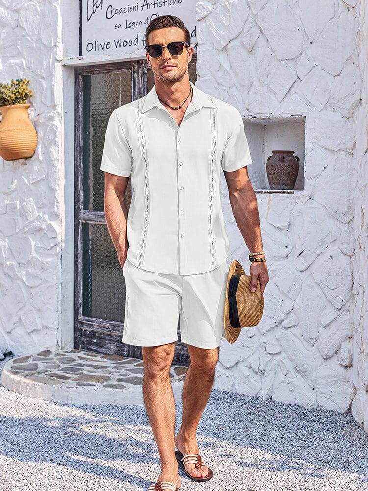 Soft Cuban Shirt Shorts Set (US Only) - Image 10