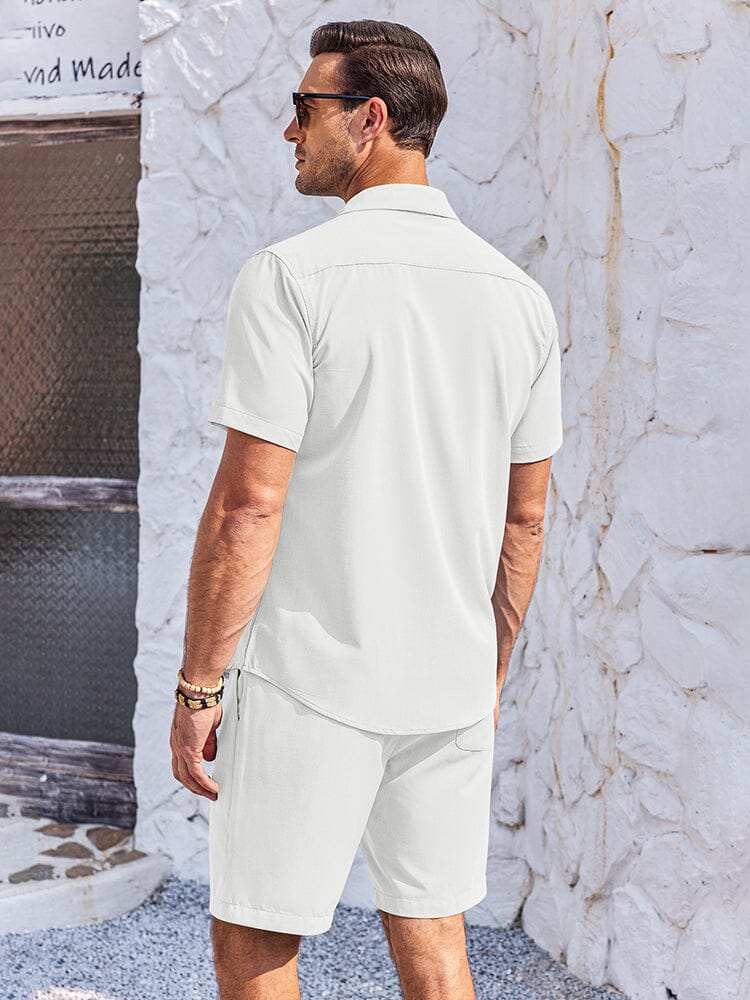 Soft Cuban Shirt Shorts Set (US Only) - Image 9