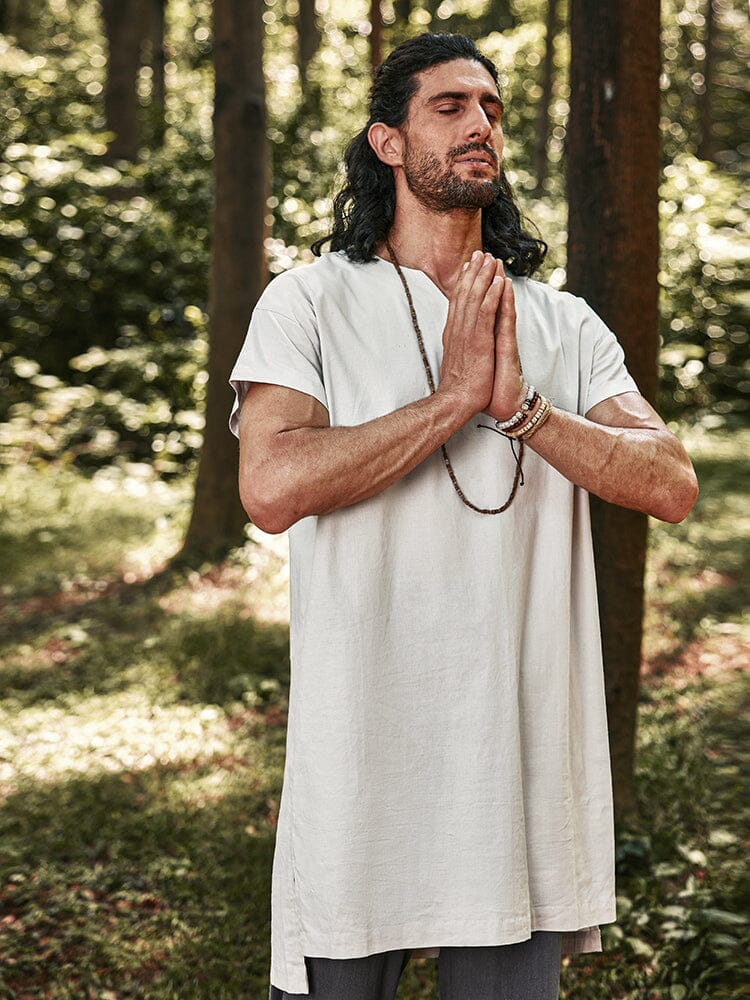 Soft Linen Blend Long Top - Image 5