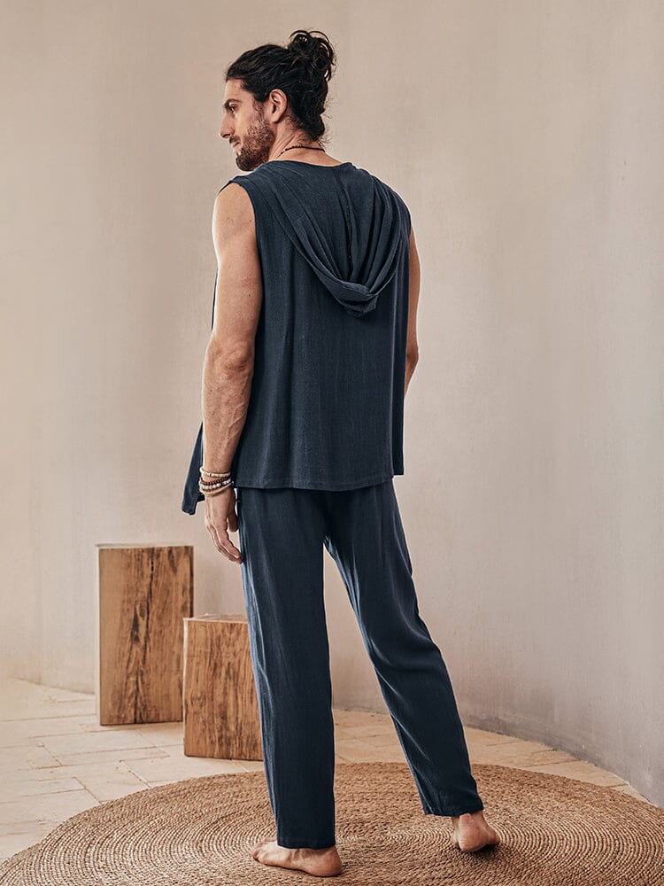 Soft Linen Blend Tank Top Set - Image 4