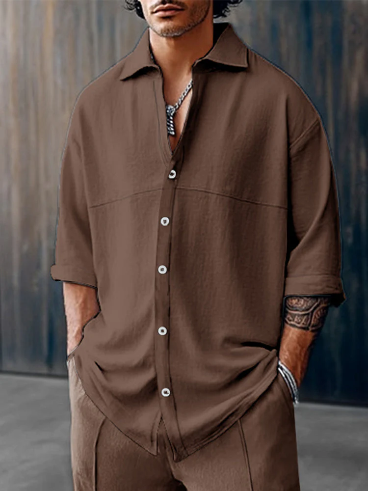 Soft Loose Fit 100% Cotton 2-Piece Set - Image 7