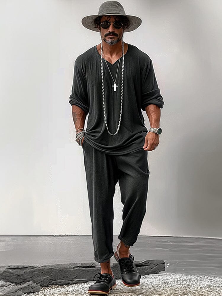 Soft Stretchy Simple 2-Piece Outfits (Live Only) - Image 2