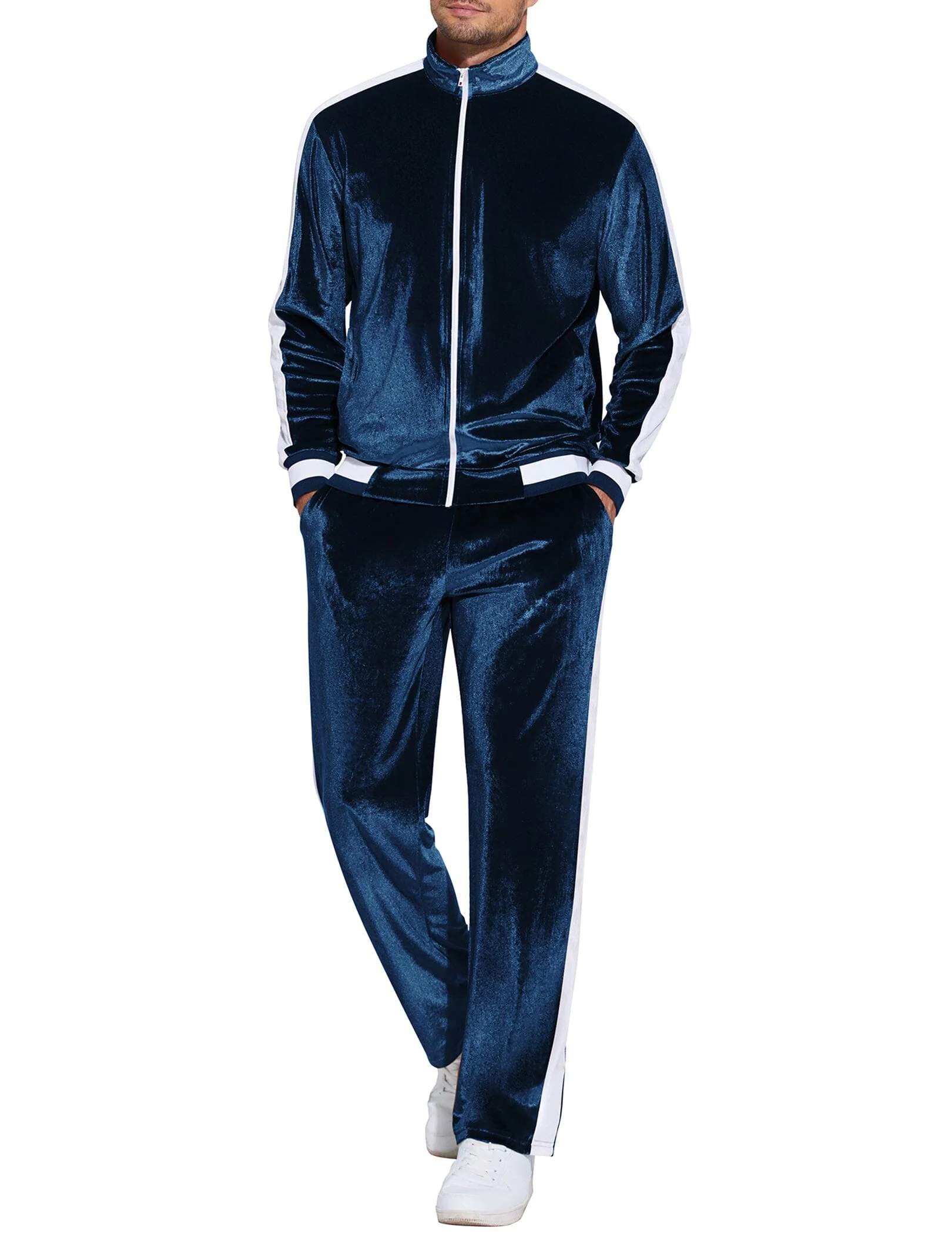 Soft Velour Velvet Tracksuit Set (US Only) - Image 3