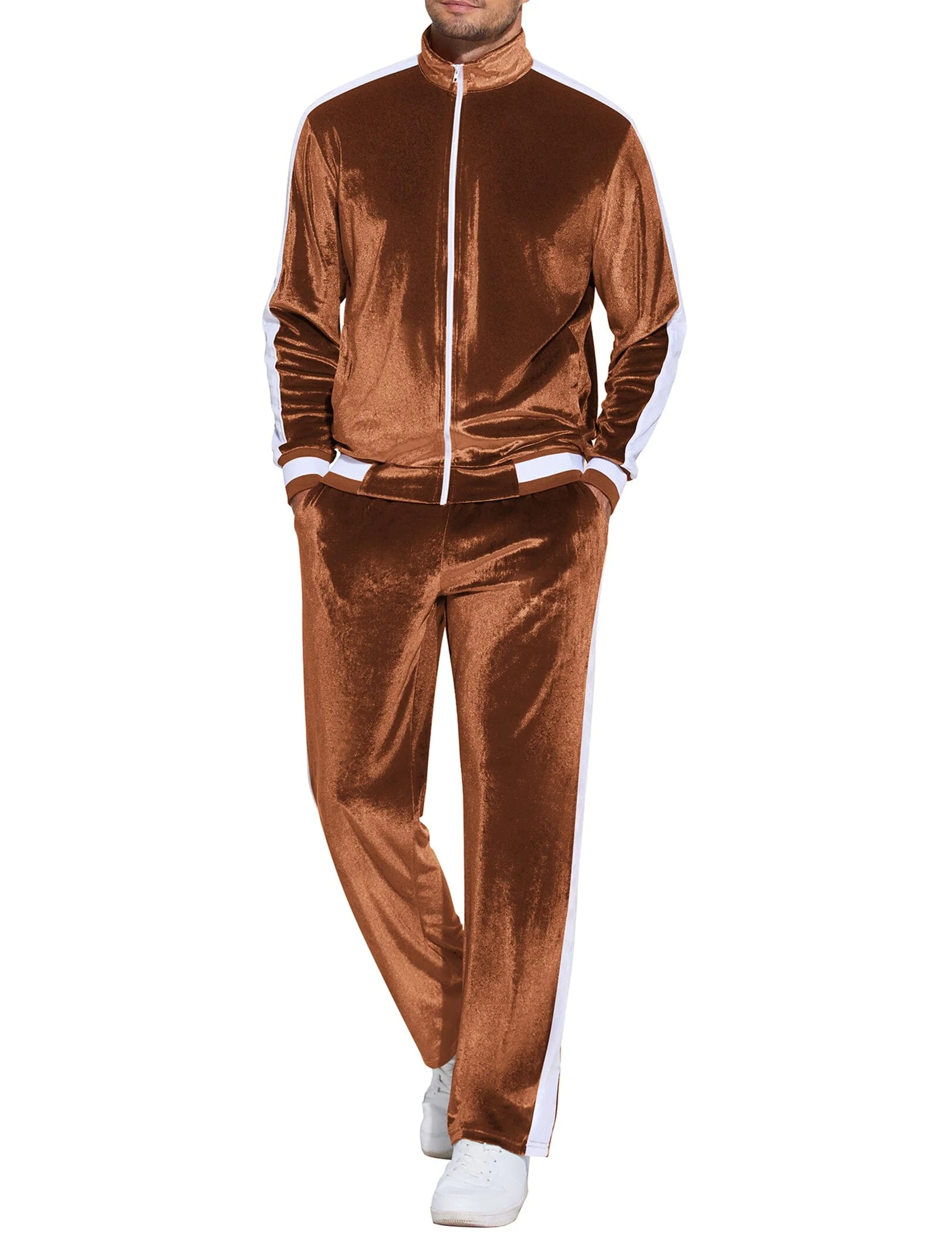 Soft Velour Velvet Tracksuit Set (US Only) - Image 4