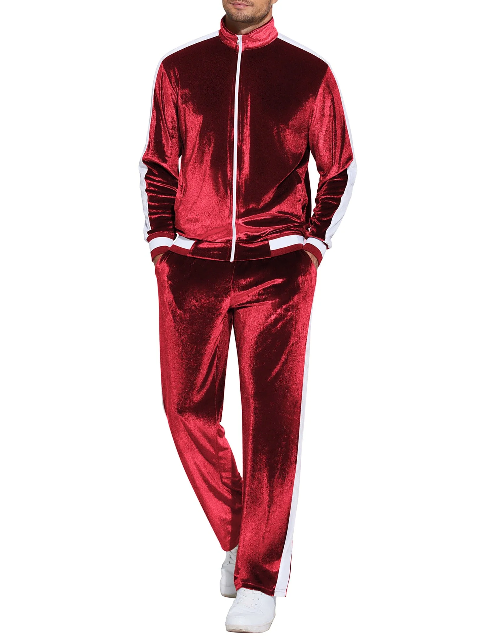 Soft Velour Velvet Tracksuit Set (US Only) - Image 7