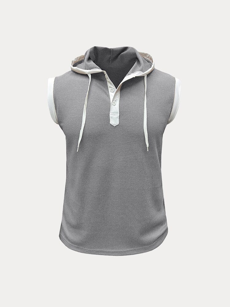 Soft Waffle Hooded Tank Top - Image 12