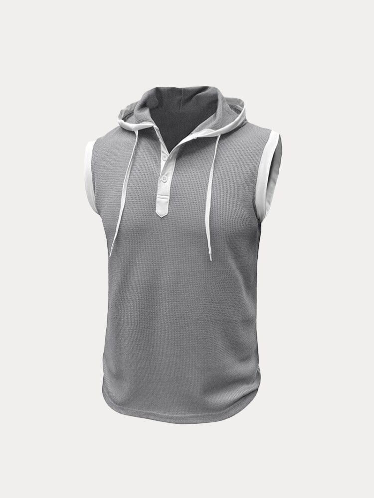 Soft Waffle Hooded Tank Top - Image 13