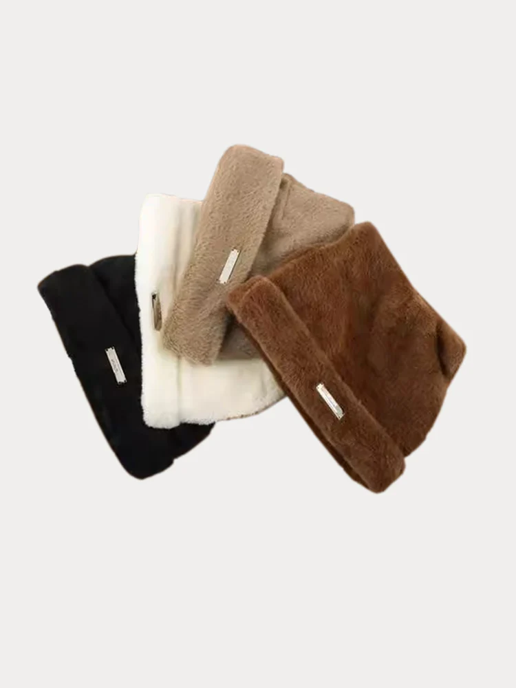 Soft Warm Cat Ear Shape Knit Beanie - Image 9