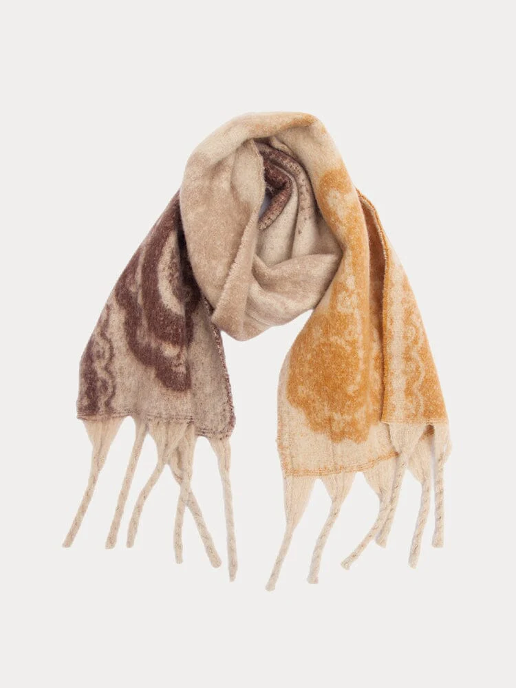 Soft Warm Tassel Shawl Scarf - Image 3