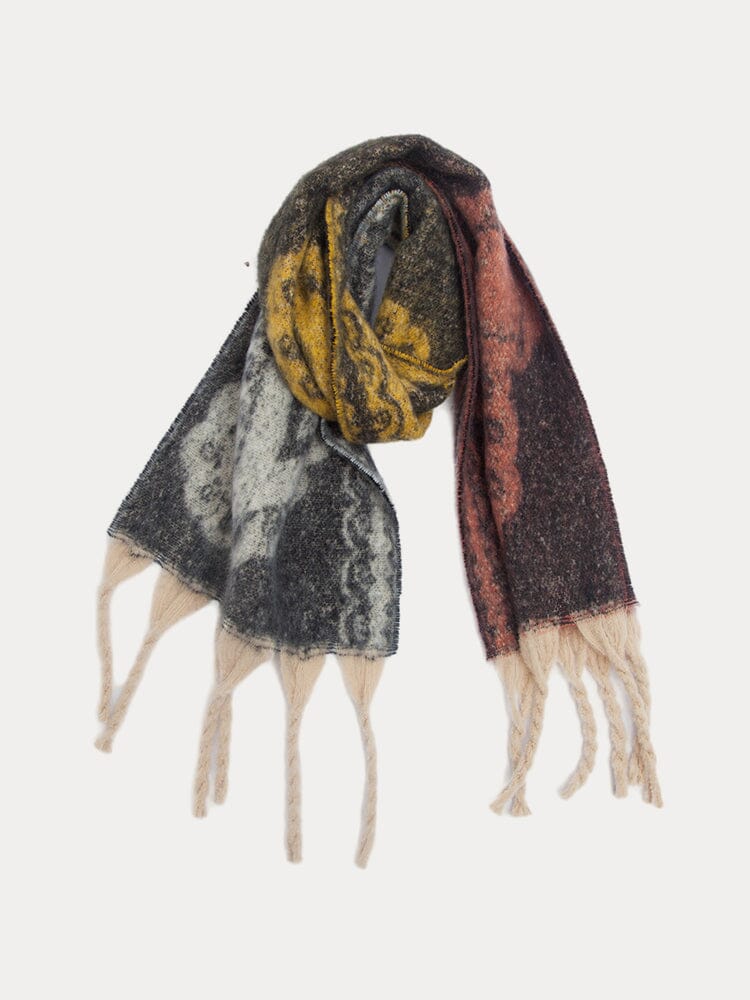 Soft Warm Tassel Shawl Scarf - Image 4
