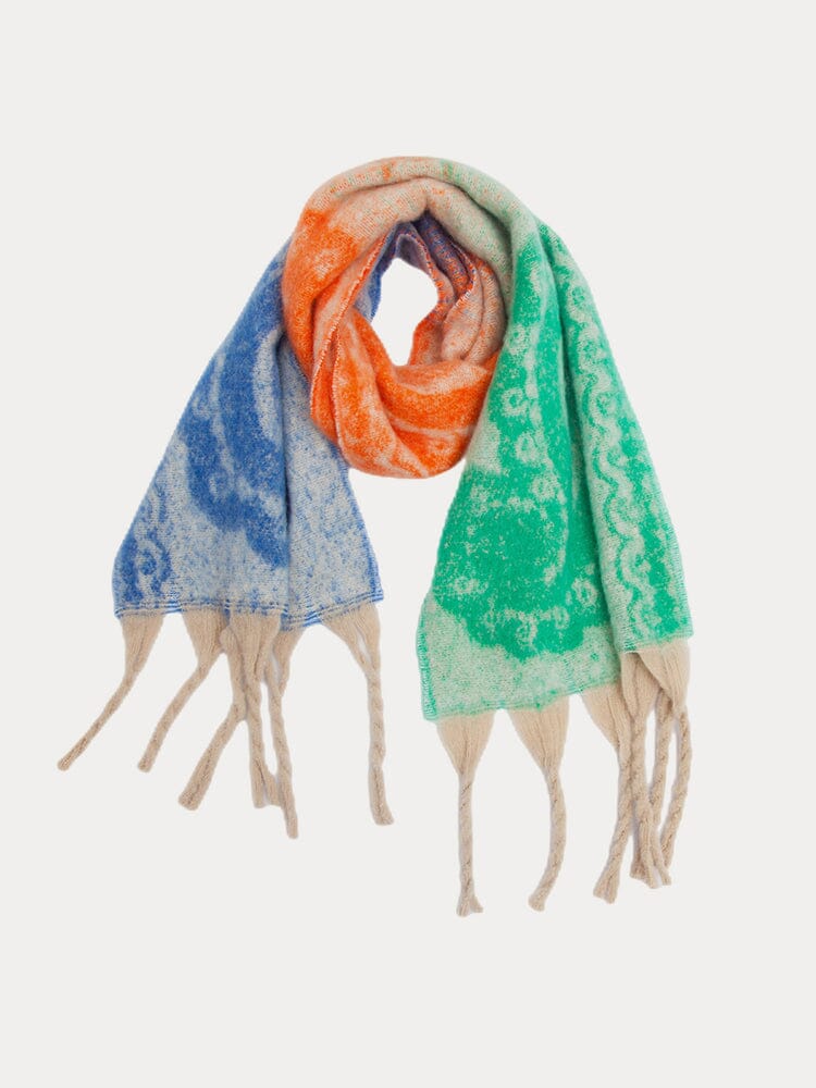 Soft Warm Tassel Shawl Scarf - Image 8