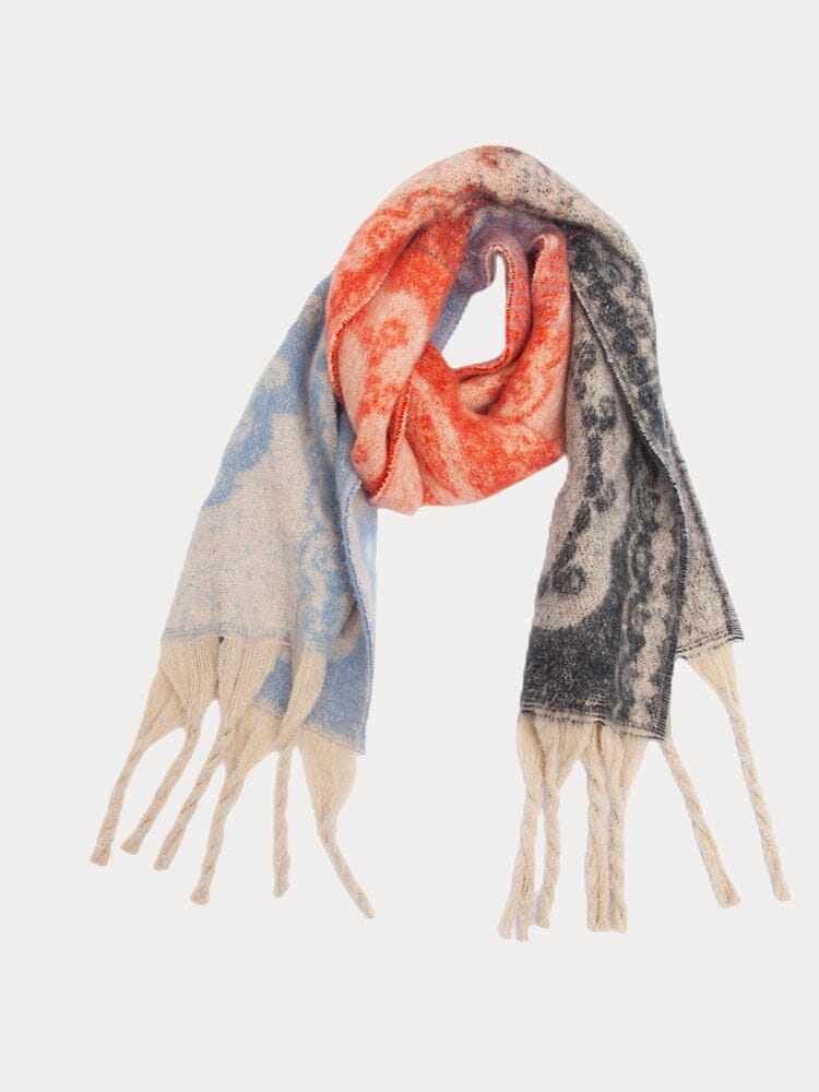 Soft Warm Tassel Shawl Scarf - Image 9