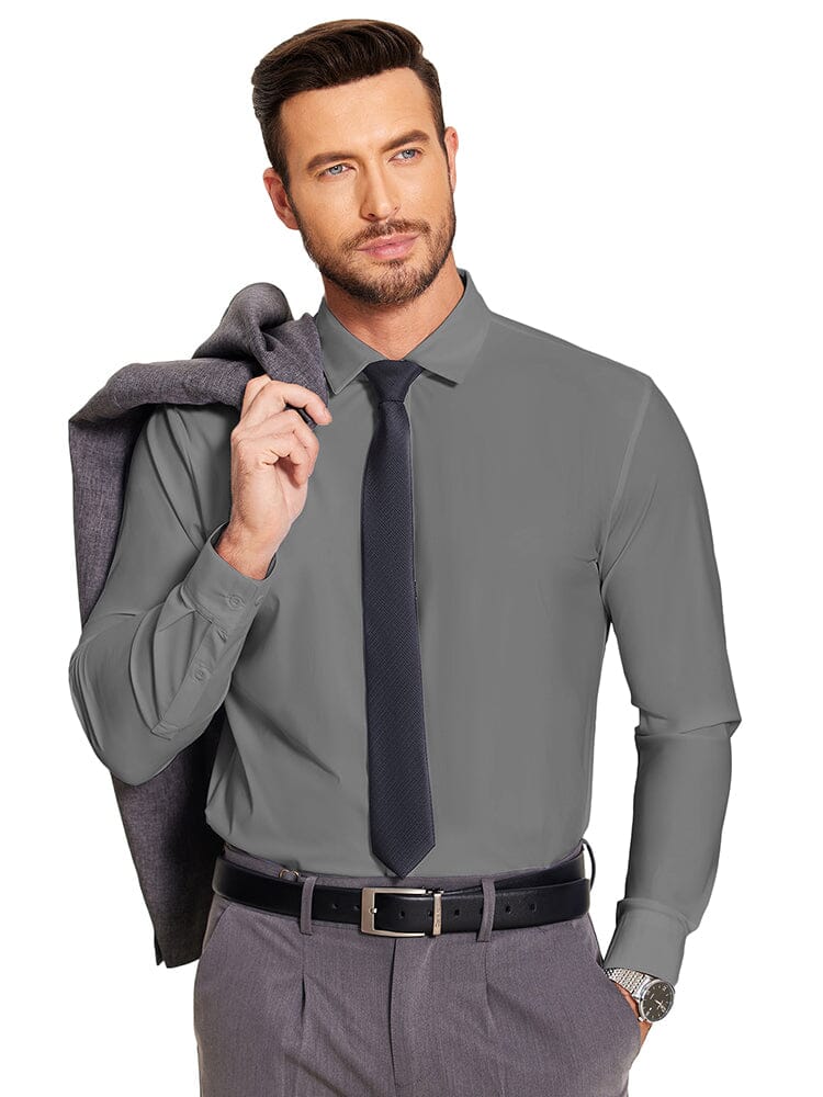 Solid Stretch Business Shirt (US Only) - Image 2