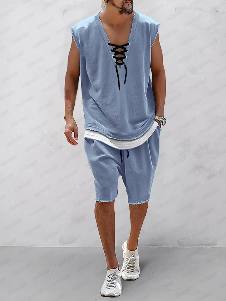 Street Chic Tank Top Shorts Set