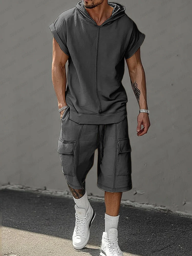 Street Fashion Hooded Summer Set - Image 6