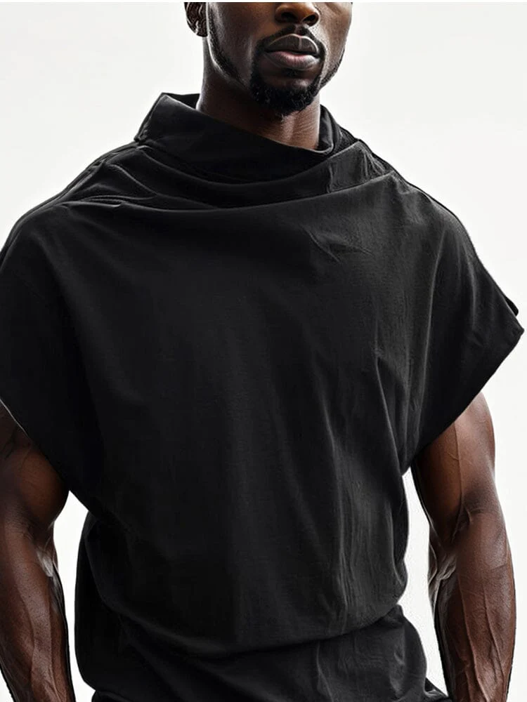 Streetwear Turtleneck Plain Top - Image 3