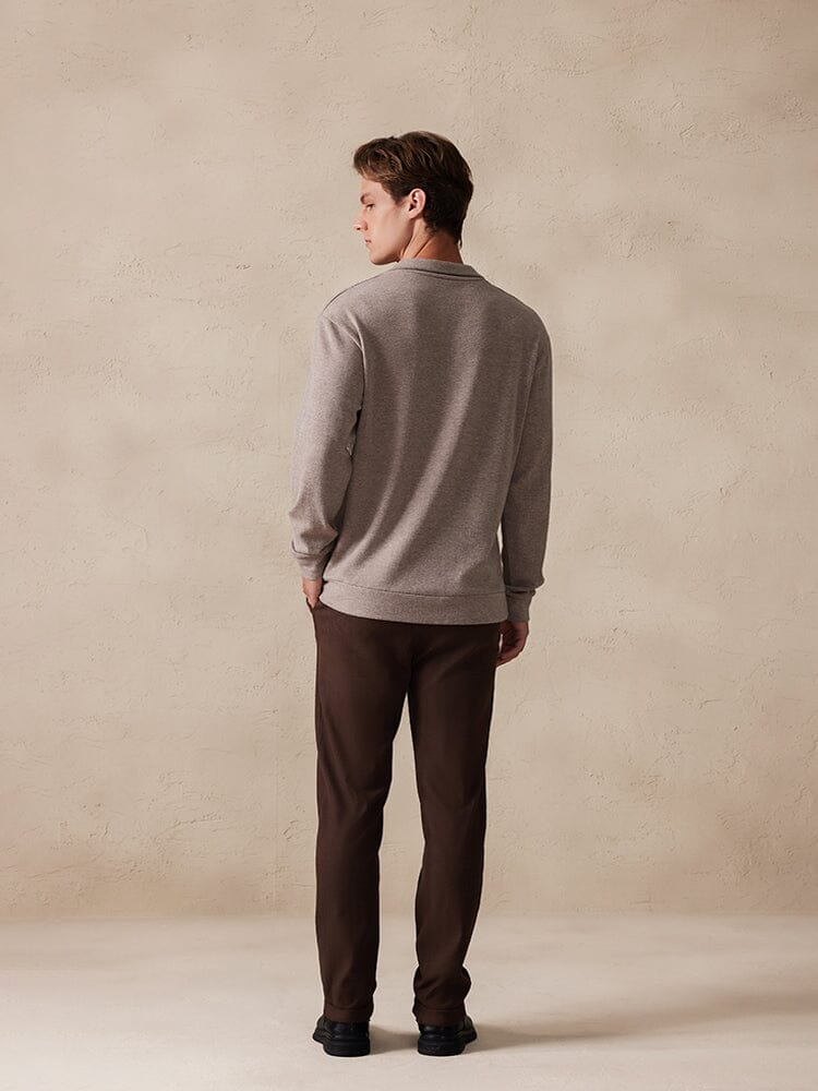 Stretchy Polo-Collor Sweater - Image 5