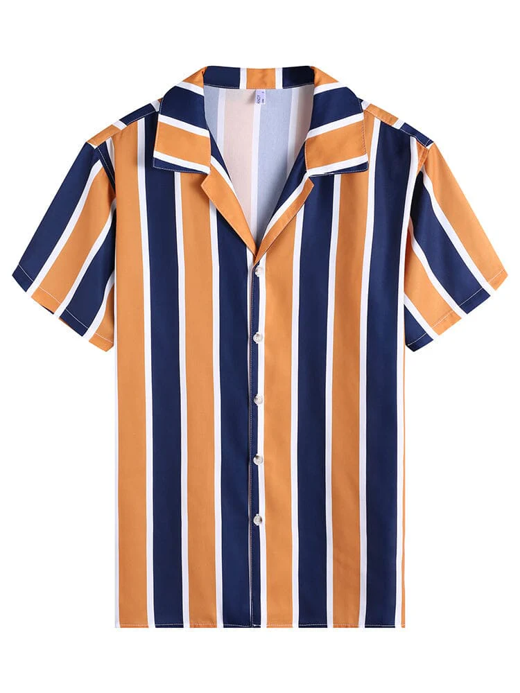 Striped Button Down Beach Shirts (US Only) - Image 22