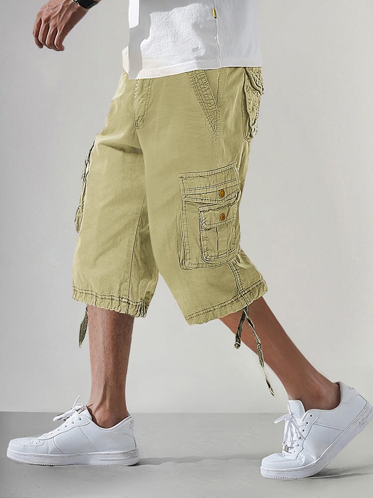 Stylish 100% Cotton Cargo Shorts - Image 10