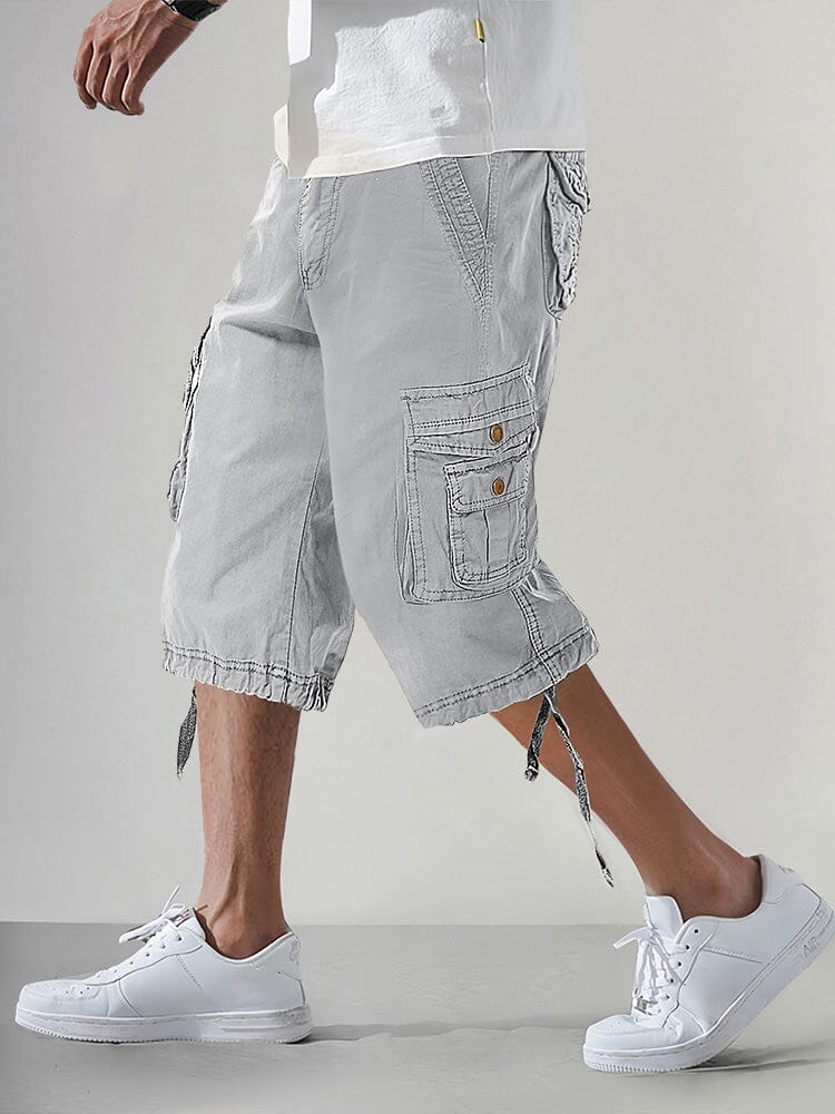 Stylish 100% Cotton Cargo Shorts - Image 11