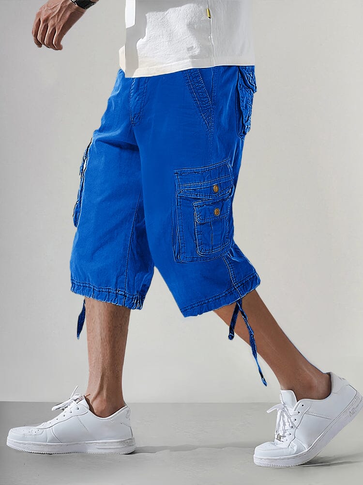 Stylish 100% Cotton Cargo Shorts - Image 12