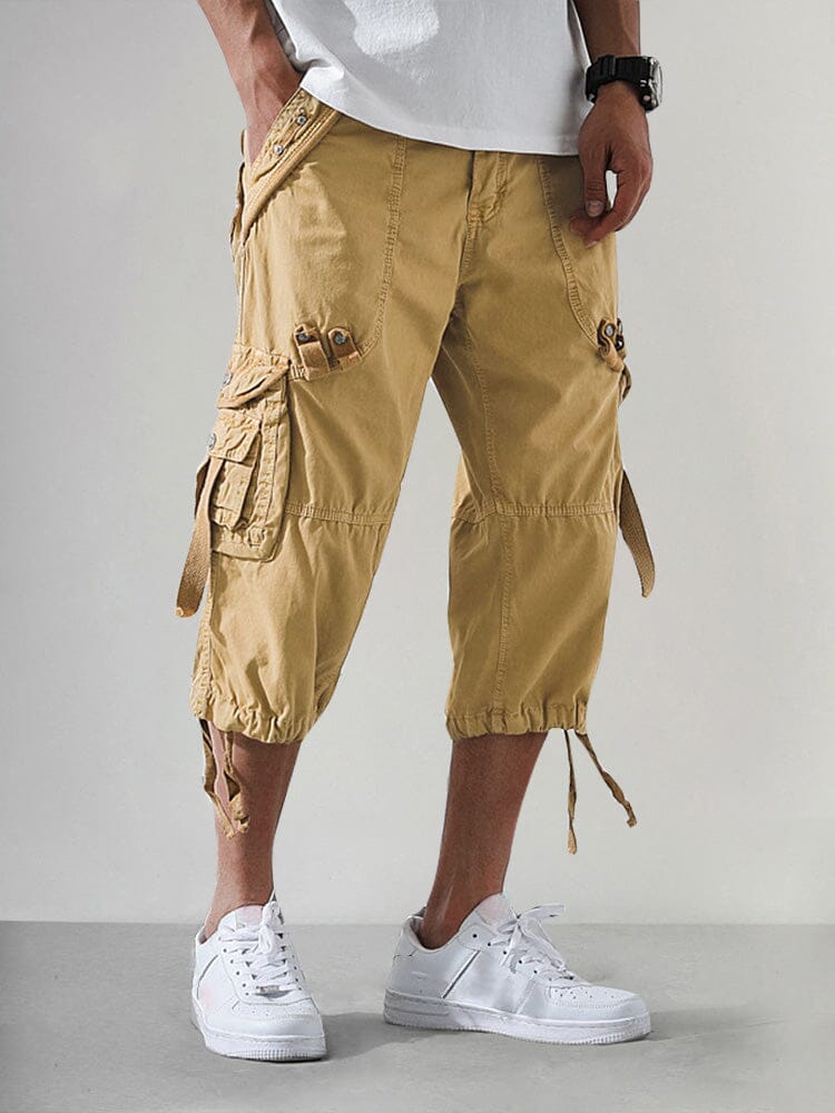 Stylish 100% Cotton Cargo Shorts - Image 13