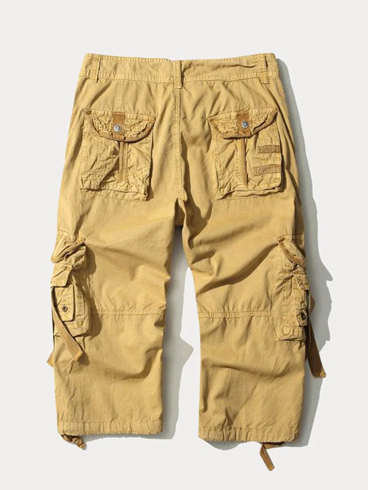 Stylish 100% Cotton Cargo Shorts - Image 15