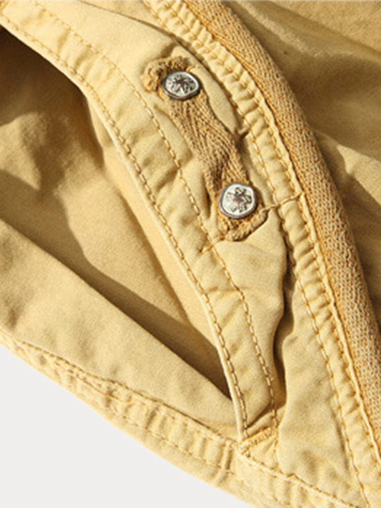 Stylish 100% Cotton Cargo Shorts - Image 17