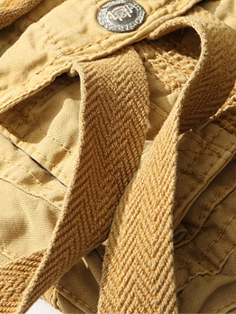 Stylish 100% Cotton Cargo Shorts - Image 20