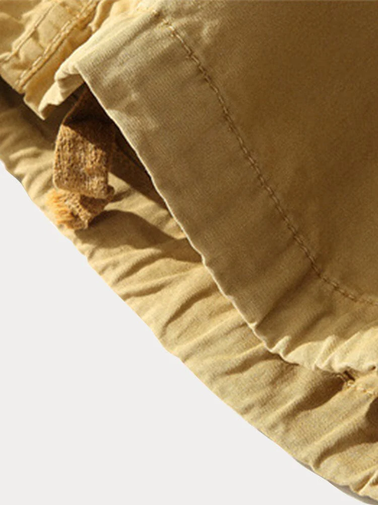 Stylish 100% Cotton Cargo Shorts - Image 21
