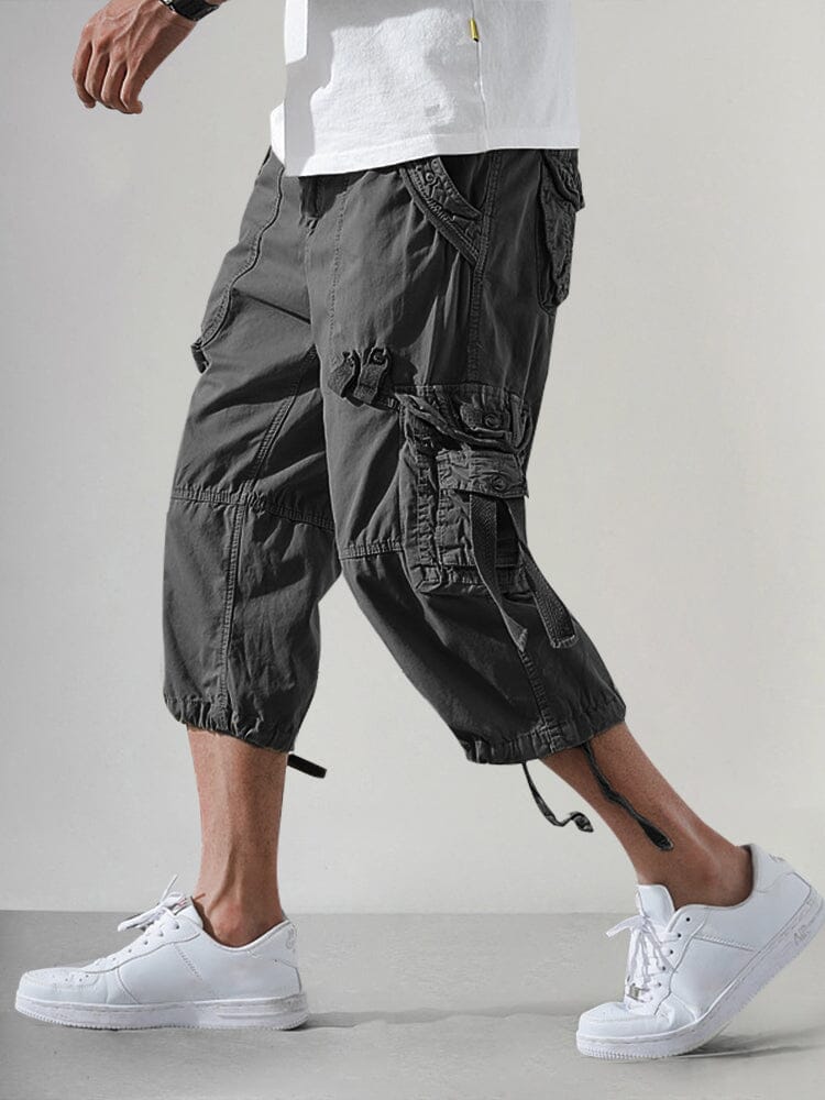 Stylish 100% Cotton Cargo Shorts - Image 3